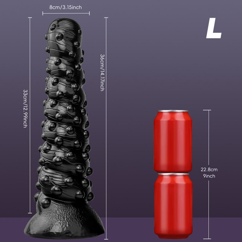 Spiraalvormige Fantasie Buttplug Black Sexse – Siliconen Bondage Expansiehulpmiddel voor BDSM - Afbeelding 5
