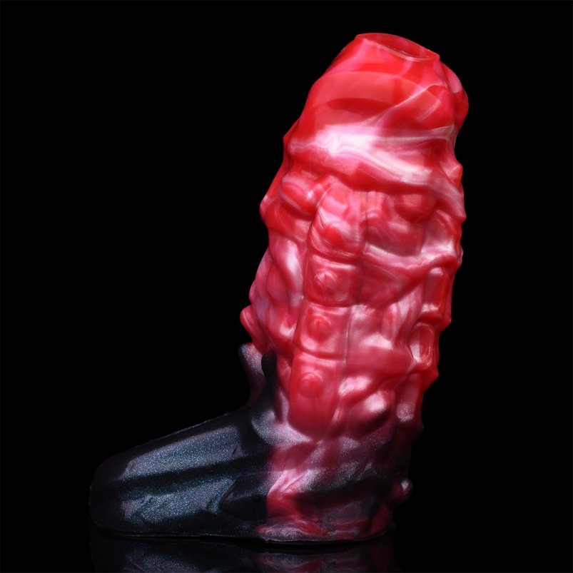 Halve Omhulde Monstercock Vibrerende Micropenis - Penisring Voor Verbetering Van Erecties En Langdurige Controle - Afbeelding 3