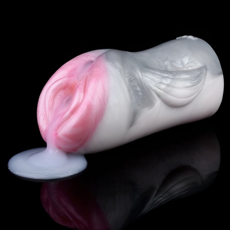 Fantasy Dolphin Animal Silicone Pocket Pussi - Perfect voor Mannelijke Penis Massages - Afbeelding 10