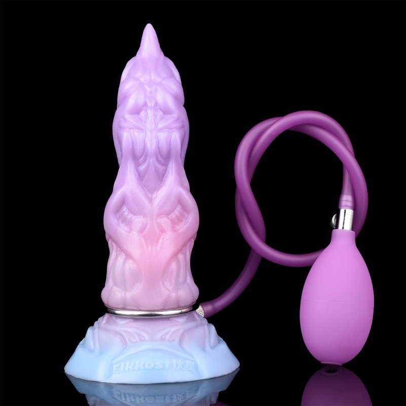 Inflatable Fantasy Dragon Dildo Butt Plug - Invoegbare Stimulatie voor de Vrouwelijke G-Punt - Afbeelding 11