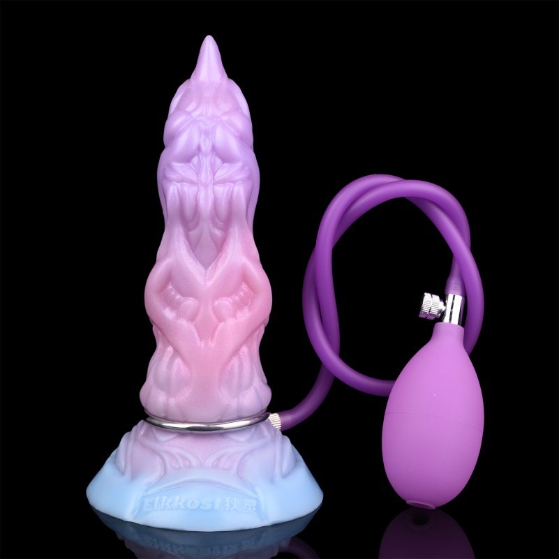 Inflatable Fantasy Dragon Dildo Butt Plug - Invoegbare Stimulatie voor de Vrouwelijke G-Punt - Afbeelding 7