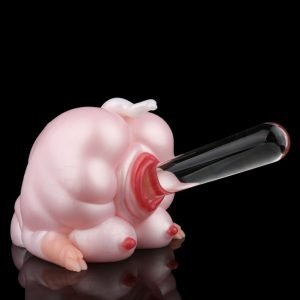 Roze Siliconen Pocket Pussy met Realistische Sex Pop Borstgreep - Dierlijke Fantasie Masturbator