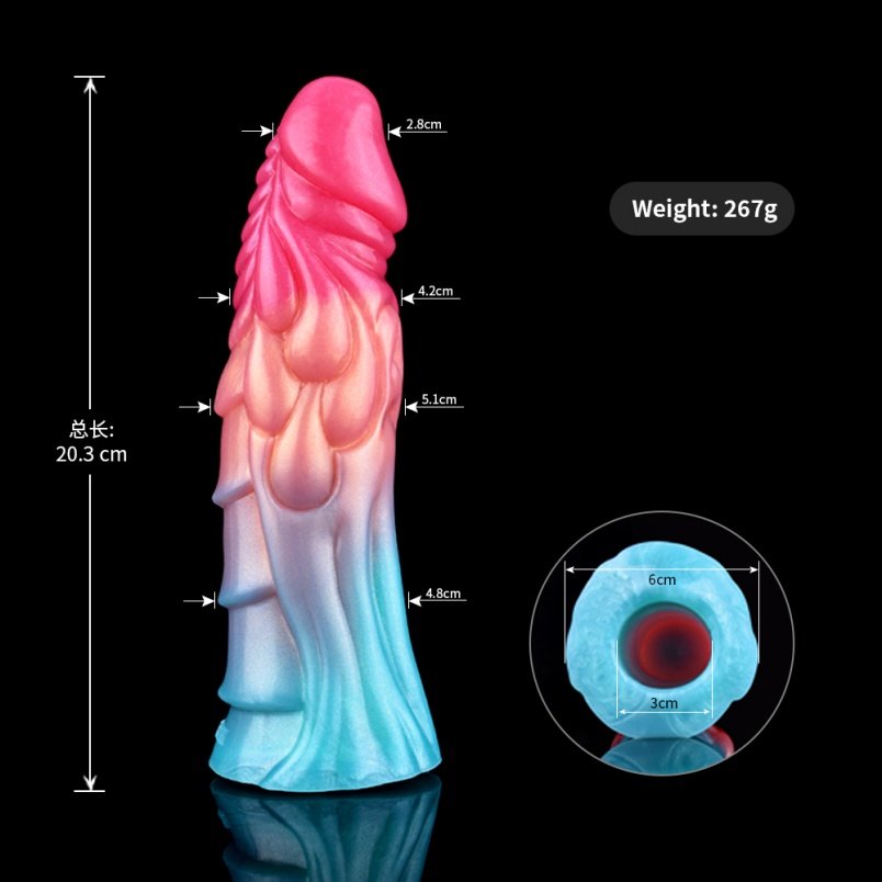 Neon Siliconen Micropenis Vergrotende- Fysieke Penisvergrotings Tool voor Mannen - Afbeelding 11