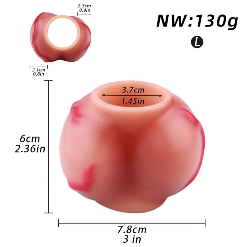 Fantasie Siliconen Honden Penis – Opblaasbaar Ontwerp met Vergrendelring voor Dubbele Stimulatie - Afbeelding 3