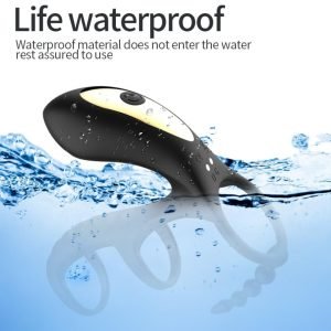 Draagbare Siliconen Penisrinf Vibrator – Sekshulpmiddel voor Mannelijke Verlenging en Ejaculatiecontrole