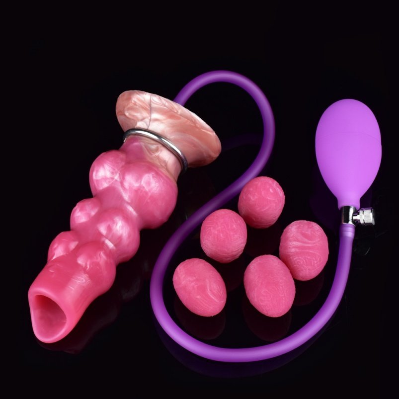 Ball Stretching Expanding Fantasy Dildo Ovipositor Butt Plug - Invoegbare Expansie Stimulatie voor G-Punt Plezier BDSM Tool - Afbeelding 5