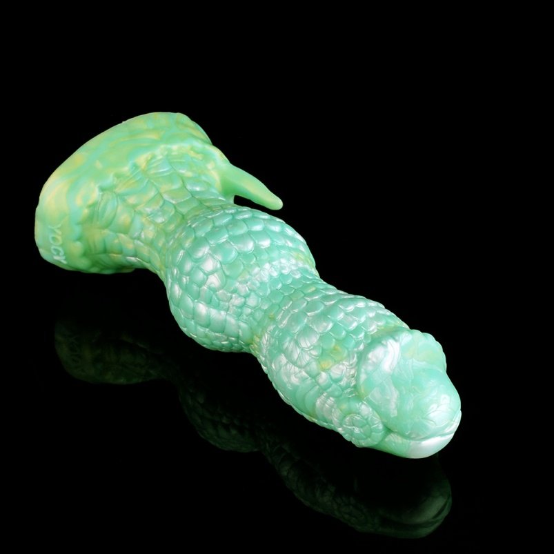 Groene Draken Schubben Monster Dildo Buttplug - Strap-On Fantasie Anal Dildo voor Intense Stimulatie - Afbeelding 5