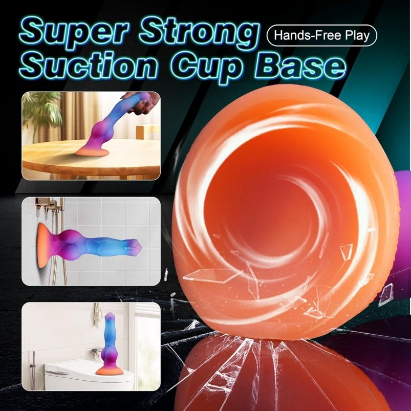 Hondenvormige Fantasy Monster Gloeiende Dildo - Anale Expansie Buttplug Siliconen Tool voor Vrouwen - Afbeelding 6