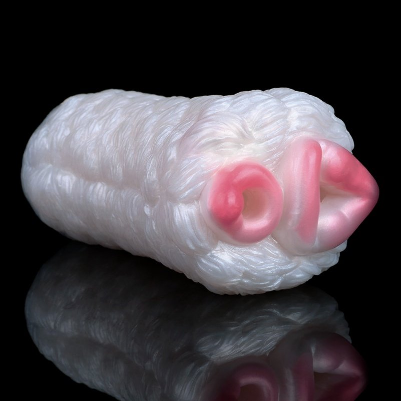 Dubbel Kanaal Dieren Fantasie Pocket Pussi - Geschikt voor Penis Invoegbare Vibrerende Massage Pijpen Tool - Afbeelding 3