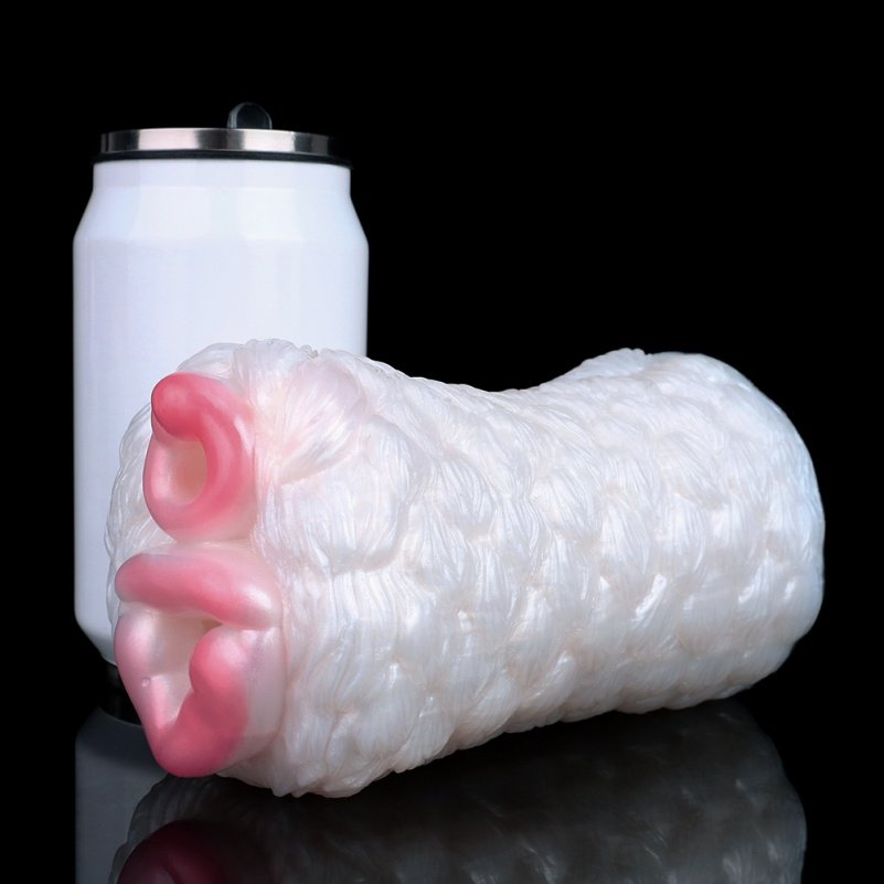 Dubbel Kanaal Dieren Fantasie Pocket Pussi - Geschikt voor Penis Invoegbare Vibrerende Massage Pijpen Tool - Afbeelding 5
