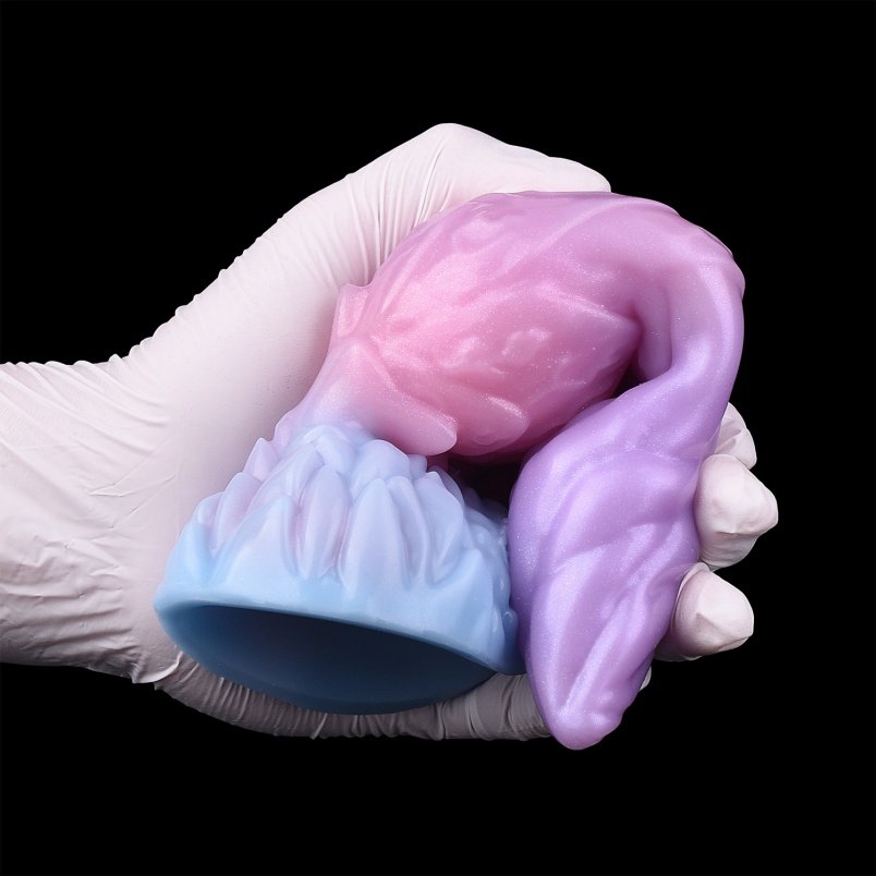 Fantasie Opblaasbare Monstercock - G-Punt Stimulatie Siliconen Masturbatie Tool voor Vrouwen - Afbeelding 6