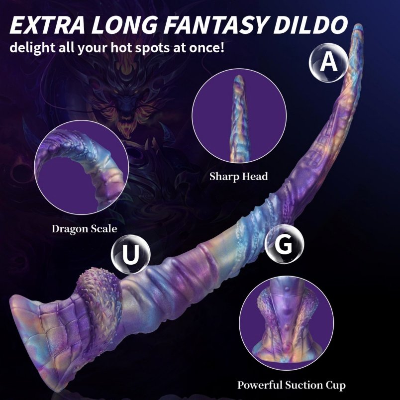 Lange Tentakel Butt Plug Fantasie Horsedildo - Draagbare Soft Massage Stok voor Mannen en Vrouwen - Afbeelding 2