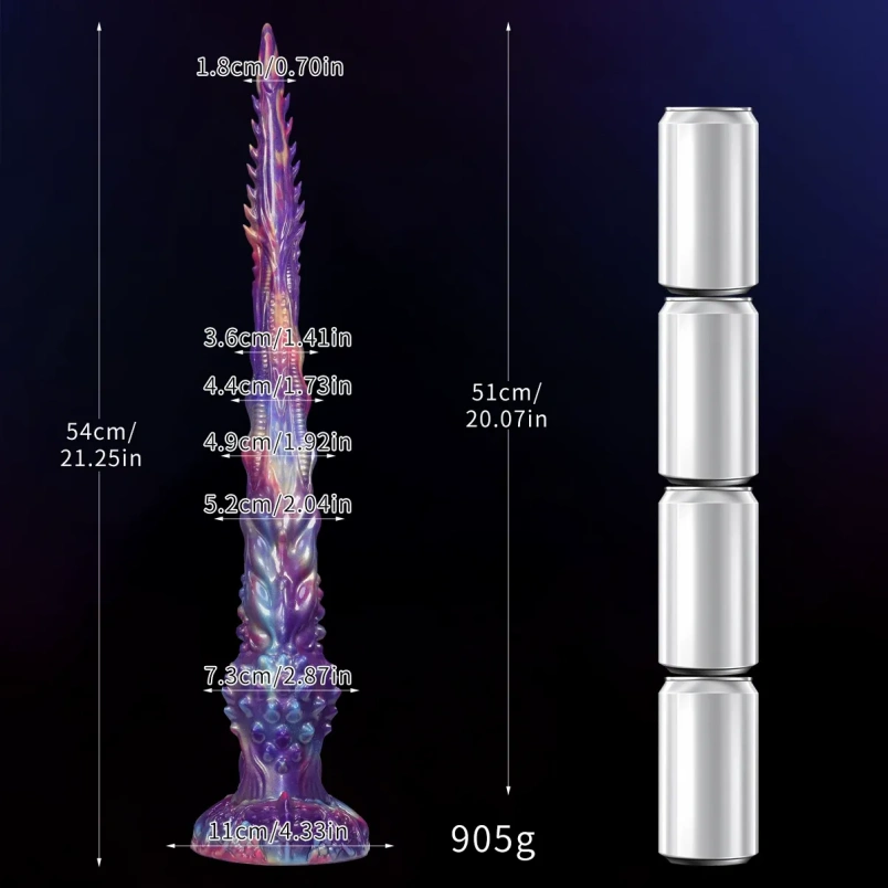 Lange Tentakel Butt Plug Fantasie Horsedildo - Draagbare Soft Massage Stok voor Mannen en Vrouwen - Afbeelding 3