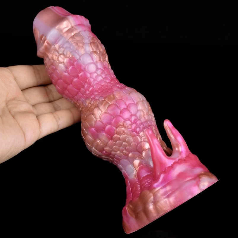 Strapon Fantasie Dragon Dildo Zuignap Butt Plug - Geschikt voor Lesbische Seks en BDSM Speeltjes - Afbeelding 3