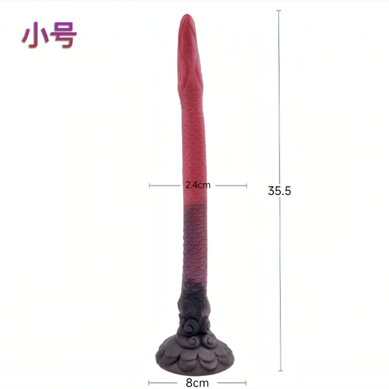 Fantasie Ultra Lange Tentakel Butt Plug Dragon Dildo - Gloeiende Siliconen Anale Expansie en Whip Tool - Afbeelding 6
