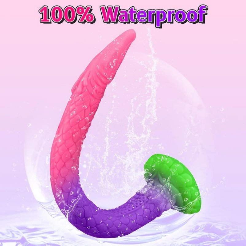Fantasie Ultra Lange Tentakel Butt Plug Dragon Dildo - Gloeiende Siliconen Anale Expansie en Whip Tool - Afbeelding 10