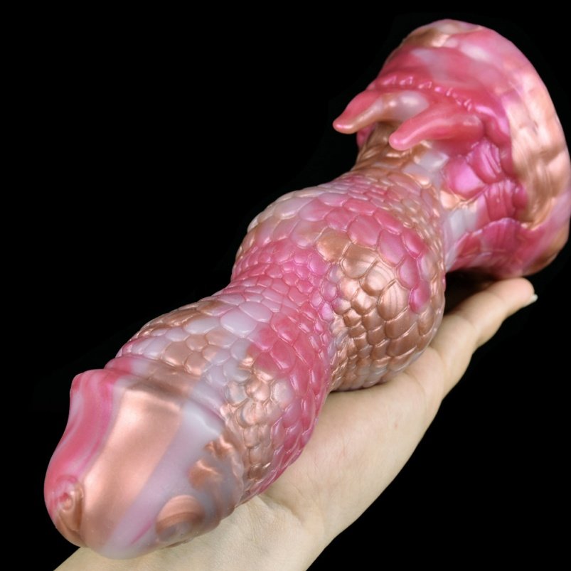 Strapon Fantasie Dragon Dildo Zuignap Butt Plug - Geschikt voor Lesbische Seks en BDSM Speeltjes - Afbeelding 6