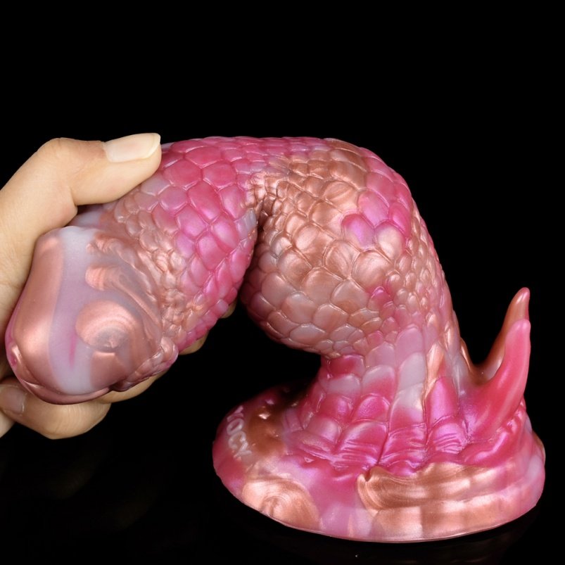 Strapon Fantasie Dragon Dildo Zuignap Butt Plug - Geschikt voor Lesbische Seks en BDSM Speeltjes - Afbeelding 7