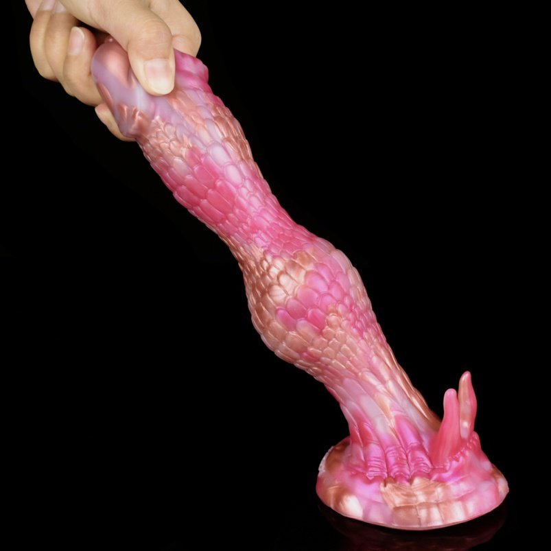 Strapon Fantasie Dragon Dildo Zuignap Butt Plug - Geschikt voor Lesbische Seks en BDSM Speeltjes - Afbeelding 9