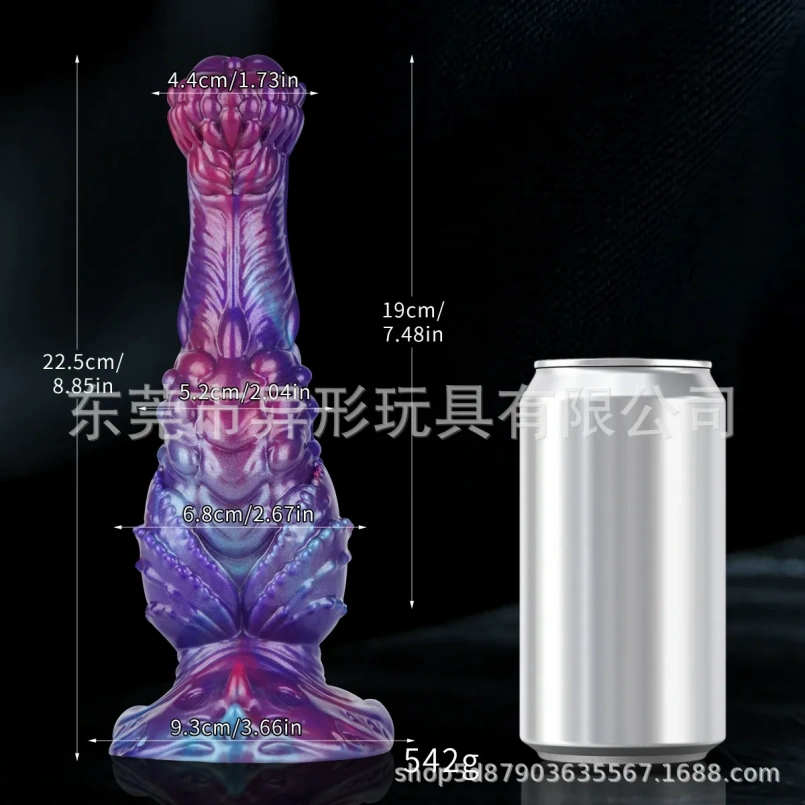 Multicolor Silicone Fantasy Monstercock Butt Plug -Jouw Poort naar Ongekend Genot Anal Expansion Tool - Afbeelding 6