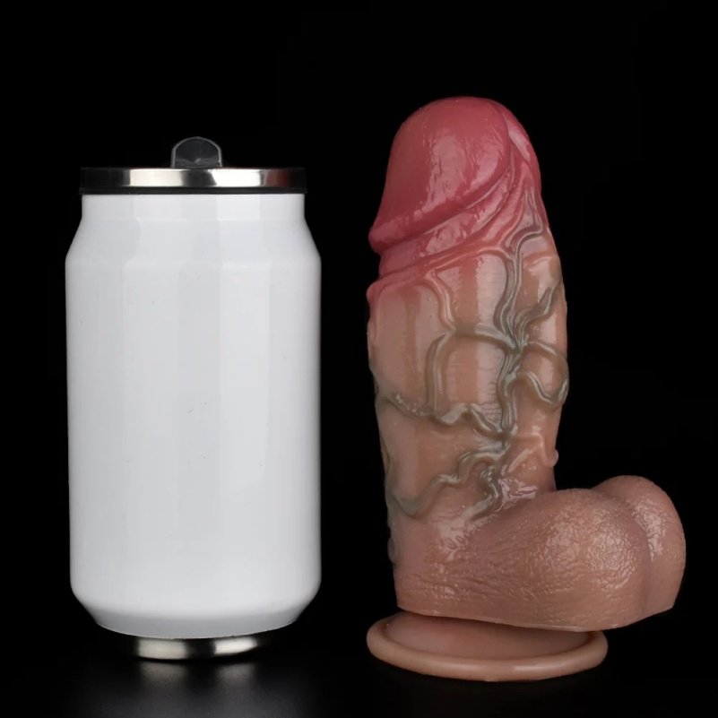 Fantasy Butt Plug Realistische Siliconen Dildo met Zuignap – Strap-on Seksspeeltje voor Lesbische Vrouwen - Afbeelding 4
