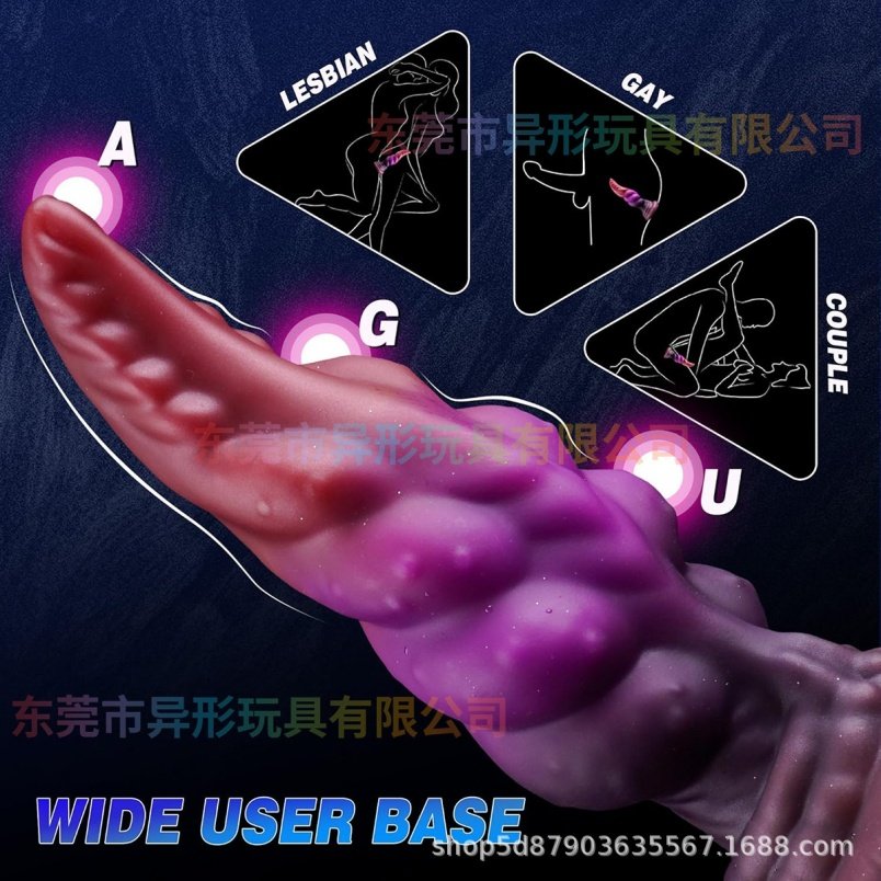 Paarse Monstercock Tentacle Butt Plug – Spiraalvormige Fantasiedildo voor Intense Vaginale Masturbatie