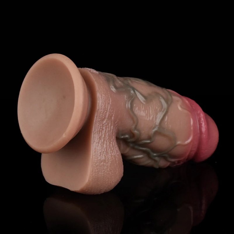 Fantasy Butt Plug Realistische Siliconen Dildo met Zuignap – Strap-on Seksspeeltje voor Lesbische Vrouwen - Afbeelding 6