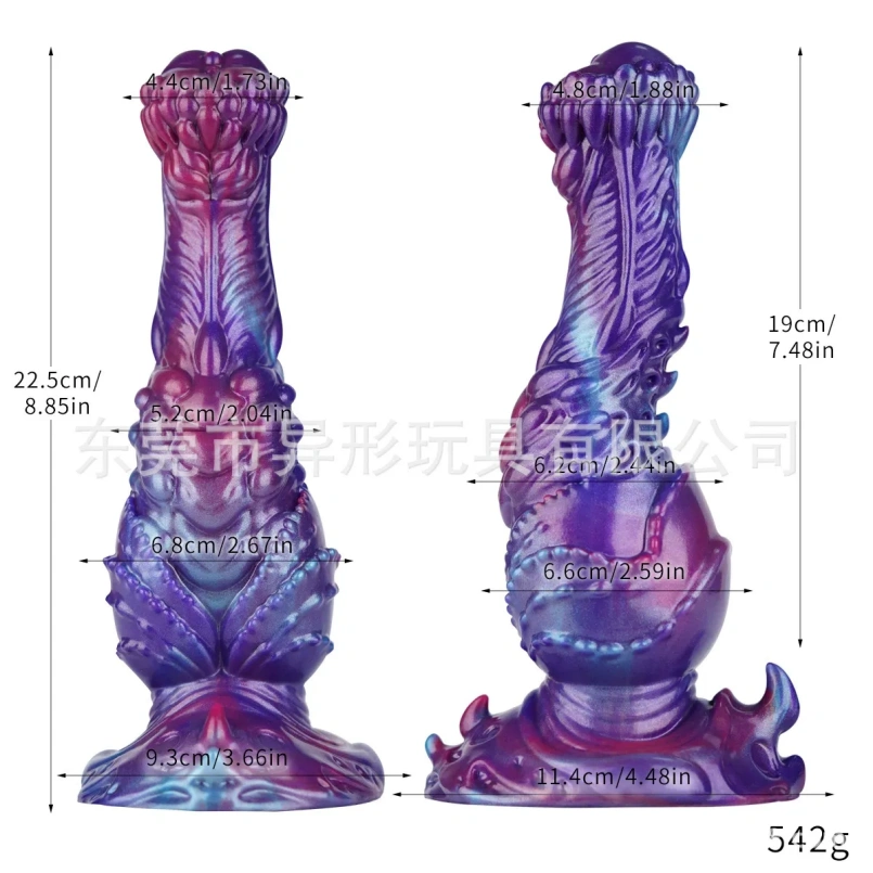Multicolor Silicone Fantasy Monstercock Butt Plug -Jouw Poort naar Ongekend Genot Anal Expansion Tool - Afbeelding 5