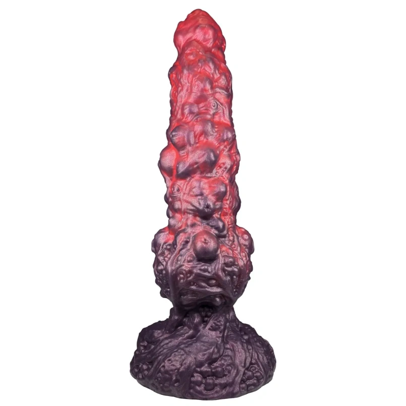 Invoegbare Fantasie Monster Dildo Butplug Zuignap - Vrouwelijke G-punt Masturbeer Siliconen Tool - Afbeelding 8