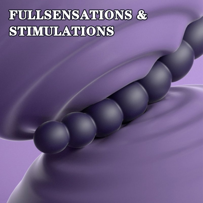 Paarse Vibrerende Anal Beads Buttplug – Intense Stimulatie voor Anale en Clitoriale Extase & BDSM Speeltje - Afbeelding 6