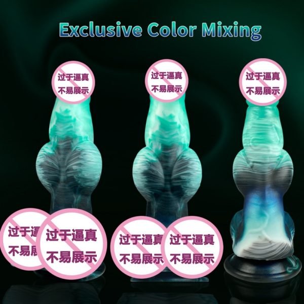 Inflatable Dog Knot Dildo Fantasie Buttplug - Stimulatie van Anale en Vaginale Expansie voor Vrouwen