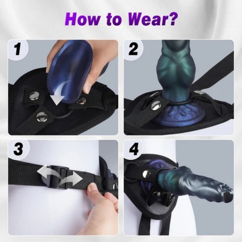 Strapon Fantasie Dragon Dildoe Buttplug – Mythisch Drakenontwerp voor Intense Lesbische BDSM Avonturen - Afbeelding 5