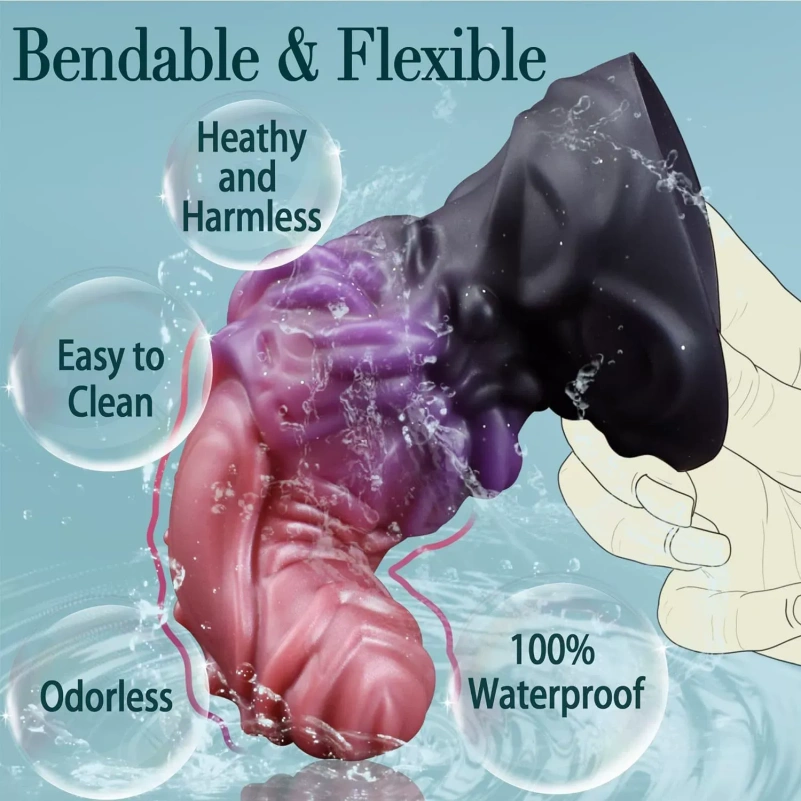 Fantasy Monster Dildo Butt Plug met Zuignap - Handsfree Anale en Vaginale Expansie Tool - Afbeelding 4