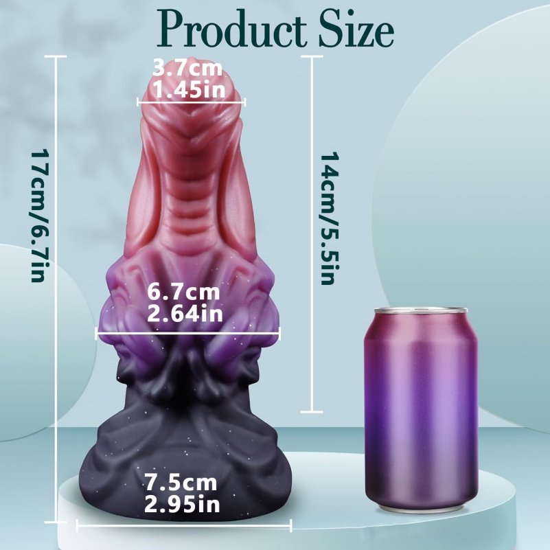 Fantasy Monster Dildo Butt Plug met Zuignap - Handsfree Anale en Vaginale Expansie Tool - Afbeelding 8