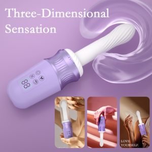 Strap-on Dildo Vormige Magic Wand voor G-Spot Massage – Multifrequente Vaginale Masturbatietool