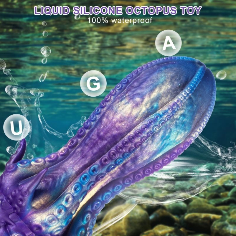 Fantasy Octopus Tentakel Monster Dildo Buttplug - Ontworpen voor Intense BDSM Stimulatie en Vaginale Expansie