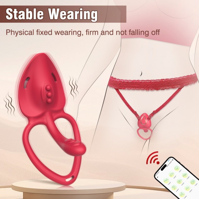 Vibrerende Penisrinf met Magic Wand Functie – Strap-on Compatibel Seksspeeltje voor Hem en Haar - Afbeelding 3