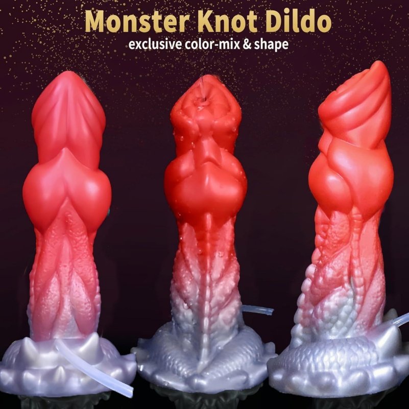 Fantasy Dragon Dildoe Squirten Butt Plug - Vrouwen Masturbatie Simulatie van Ejaculatie en G-Punt Speeltje - Afbeelding 2