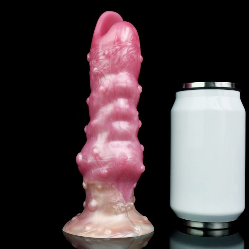 Bloedrode Siliconen Ovipositor Fantasie Dildo - Ingebouwde Expansie en G-Punt Stimulatie Toys - Afbeelding 11