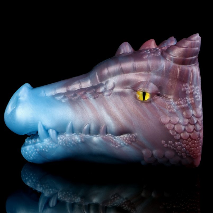 Evil Dragon Fantasy Silicone Blowjob Pocket Pussi - Realistische Mondvorm Penis Massagestimulator - Afbeelding 2