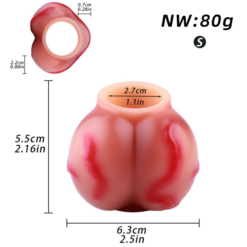 Fantasie Hondenstijl Uitzettende Siliconen Piemels – Diepe Penisrinf-Control Tool voor Mannen - Afbeelding 8