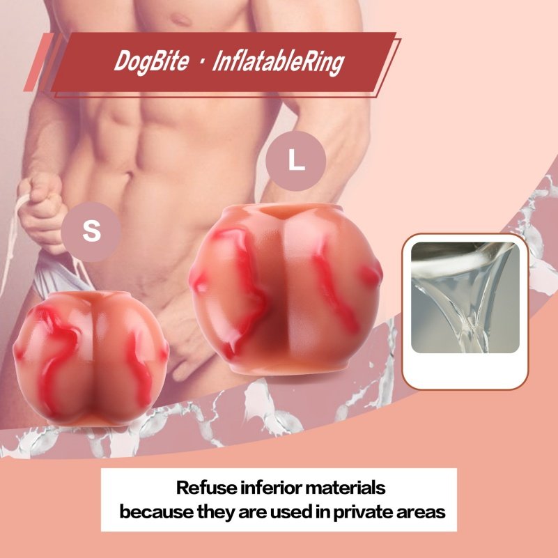 Fantasie Hondenstijl Uitzettende Siliconen Piemels – Diepe Penisrinf-Control Tool voor Mannen - Afbeelding 3