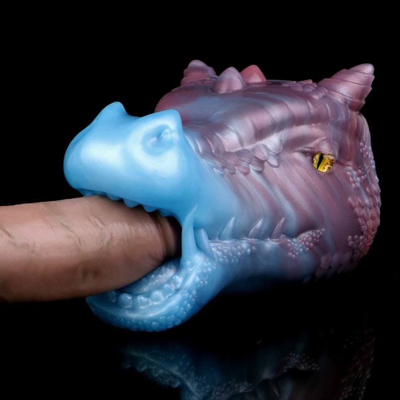 Evil Dragon Fantasy Silicone Blowjob Pocket Pussi - Realistische Mondvorm Penis Massagestimulator - Afbeelding 6