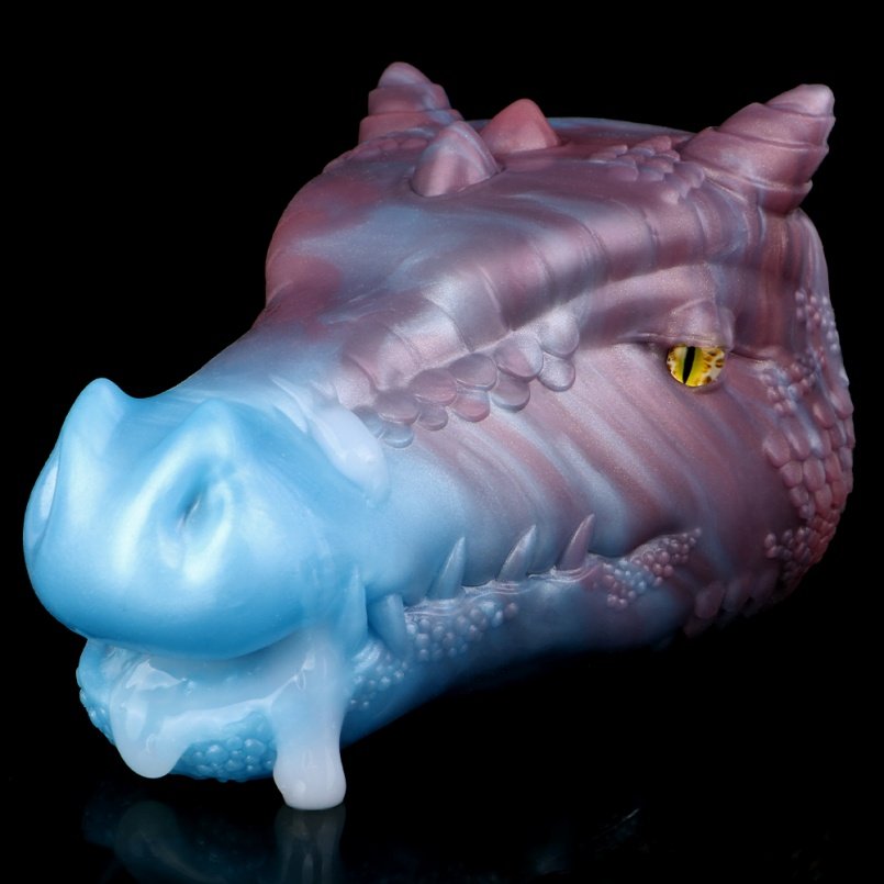 Evil Dragon Fantasy Silicone Blowjob Pocket Pussi - Realistische Mondvorm Penis Massagestimulator - Afbeelding 8