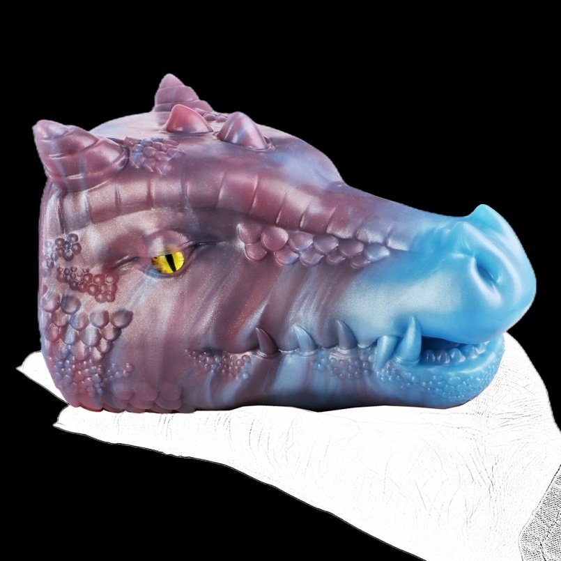 Evil Dragon Fantasy Silicone Blowjob Pocket Pussi - Realistische Mondvorm Penis Massagestimulator - Afbeelding 10