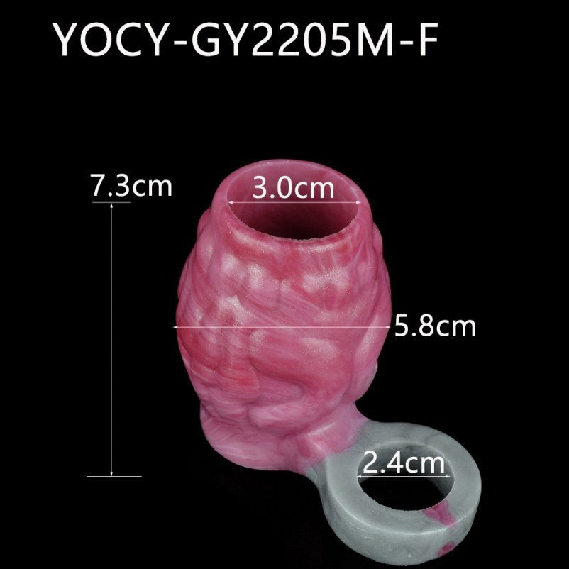 Ejaculatievertragende Fantasie Siliconen Cock Ring – Hulpmiddel voor het Verbeteren van Erectie en Verlengen van Seksduur - Afbeelding 5