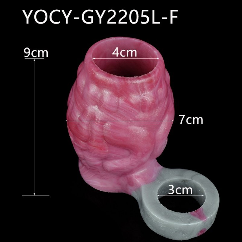 Ejaculatievertragende Fantasie Siliconen Cock Ring – Hulpmiddel voor het Verbeteren van Erectie en Verlengen van Seksduur - Afbeelding 6