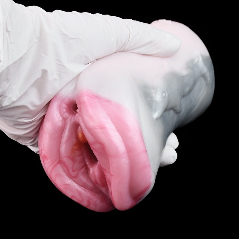 Dolphin Tree Fantasy Pocket Pussy Vibrator - Stimuleert de Mannelijke Penis met Siliconen Invoeg Stimulator - Afbeelding 8