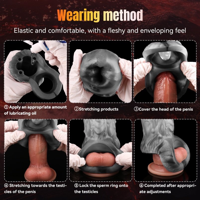 Mannelijke Penis Vibrerende Micropenis - Siliconen Monstercock Fantasie Voor Verbeterde Erectiecontrole - Afbeelding 9