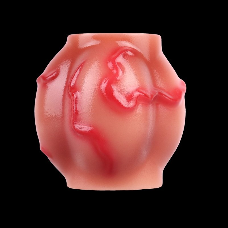 Fantasie hondenstijl micropenis met vergrendelring – Siliconen penisverlenging voor mannelijke versterking - Afbeelding 4
